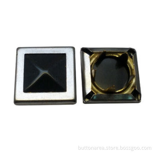 Prong Snap Button with Diamond